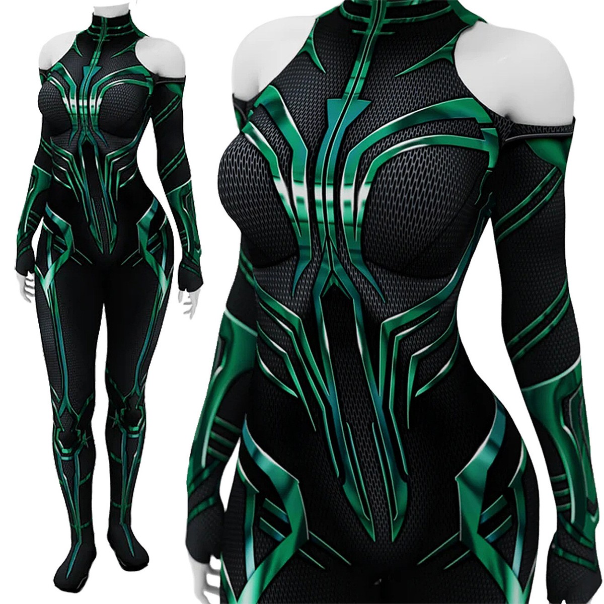 ATHX Men's And Women's Spandex Open Face Bodysuit Costume Adult Stretchy Halloween Cosplay Body Suit Zentai Suit Outfits