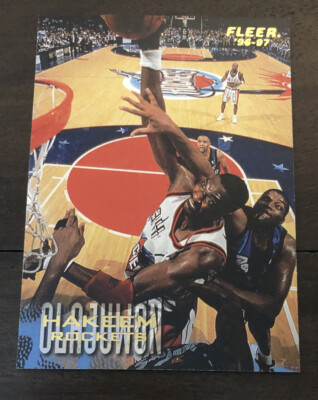 Hakeem Olajuwon 1996-97 Fleer Rockets #42  *A382*
