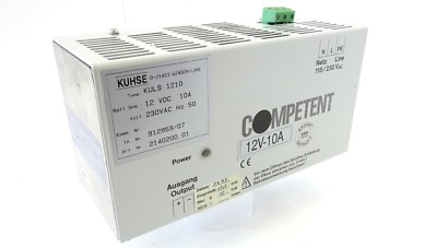 KUHSE Competent KULS 1210 Stromversorgung NSP 2410-1K13 Power Supply 12V DC 10A