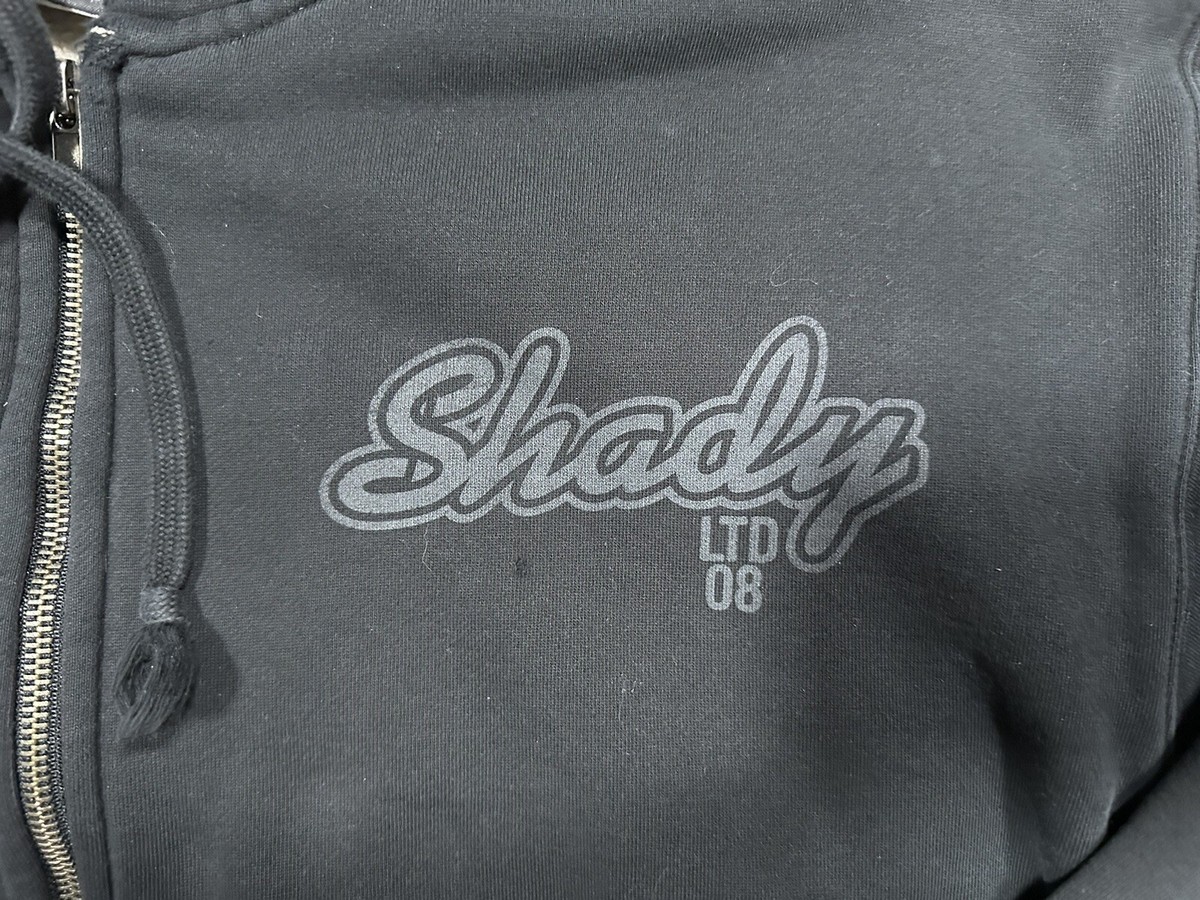 Vintage Shady LTD Full Zip Sherpa Lined Hoodie Size L Eminem Y2K