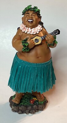 NOB  BRADDA ED  7  DASHBOARD HULA DOLL- MAHALO AND ALOHA! KC COMPANY LTD.