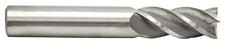 7/16" End Mill, Center Cut, HSS 4-Flute, 3/8" Shank, by MDX