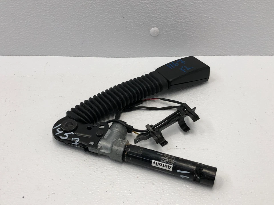 13 14 15 BMW Alpina B7 F01 F02 Front Left Driver Seat Belt Buckle Black 1457 OEM - Image 3 of 4