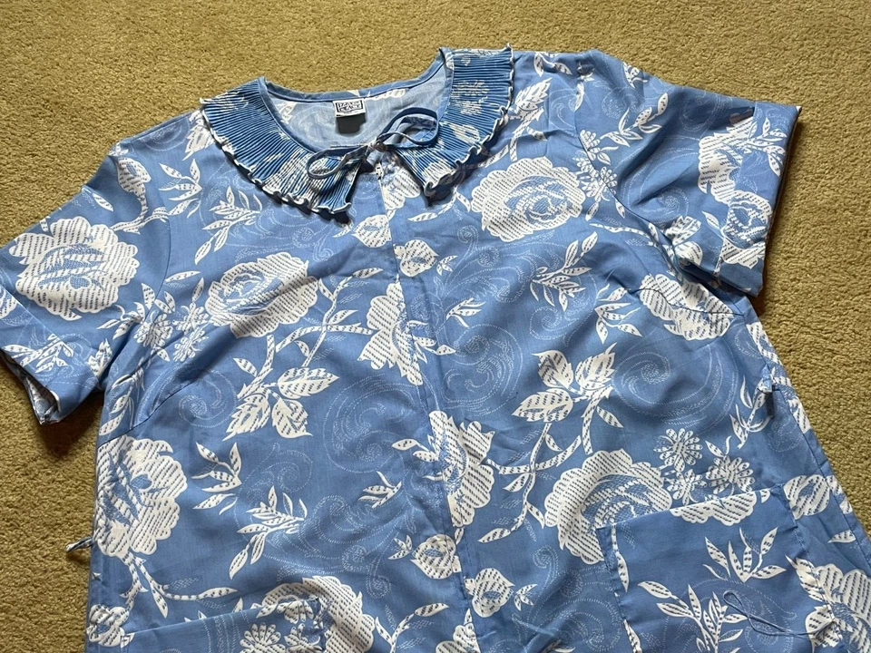 Vestido camisero vintage años 60 70 Rockabilly Izzy's Place cremallera XL Foto 3 de 4