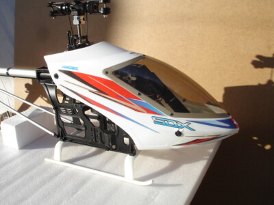 Hirobo Sceadu SDX 50 FBL + Electro Motor Mount + battery mounting