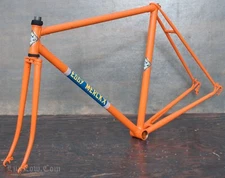 Vintage Eddy Merckx Molteni Orange Road Bike FRAME & FORK 531 Campagnolo Bicycle