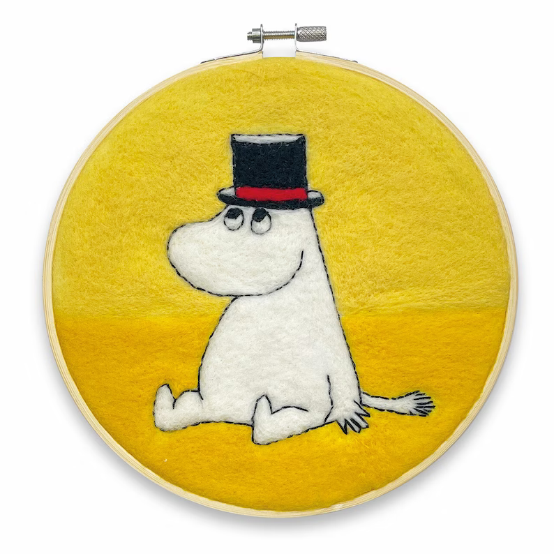 The Crafty Kit Company 'Moomin - Moominpappa Sitting' Needle Felting Kit