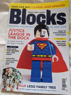 Blocks Lego Magazine Issue 43 RARE 2018 Justice League