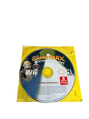 Nintendo Wii Disc Only Tested Sam & Max: Beyond Time and Space