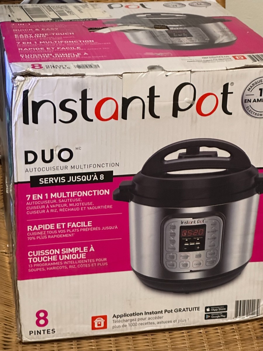 Instant Pot Duo 7-in-1 Electric Pressure Cooker - Stainless Steel