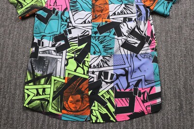 Smoke Rise Manga Anime Short Sleeve Button Up Shirt Lightweight