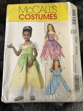 McCall's Costumes MP362 Princess Fairy Sz 2-5 Girl Halloween UNCUT