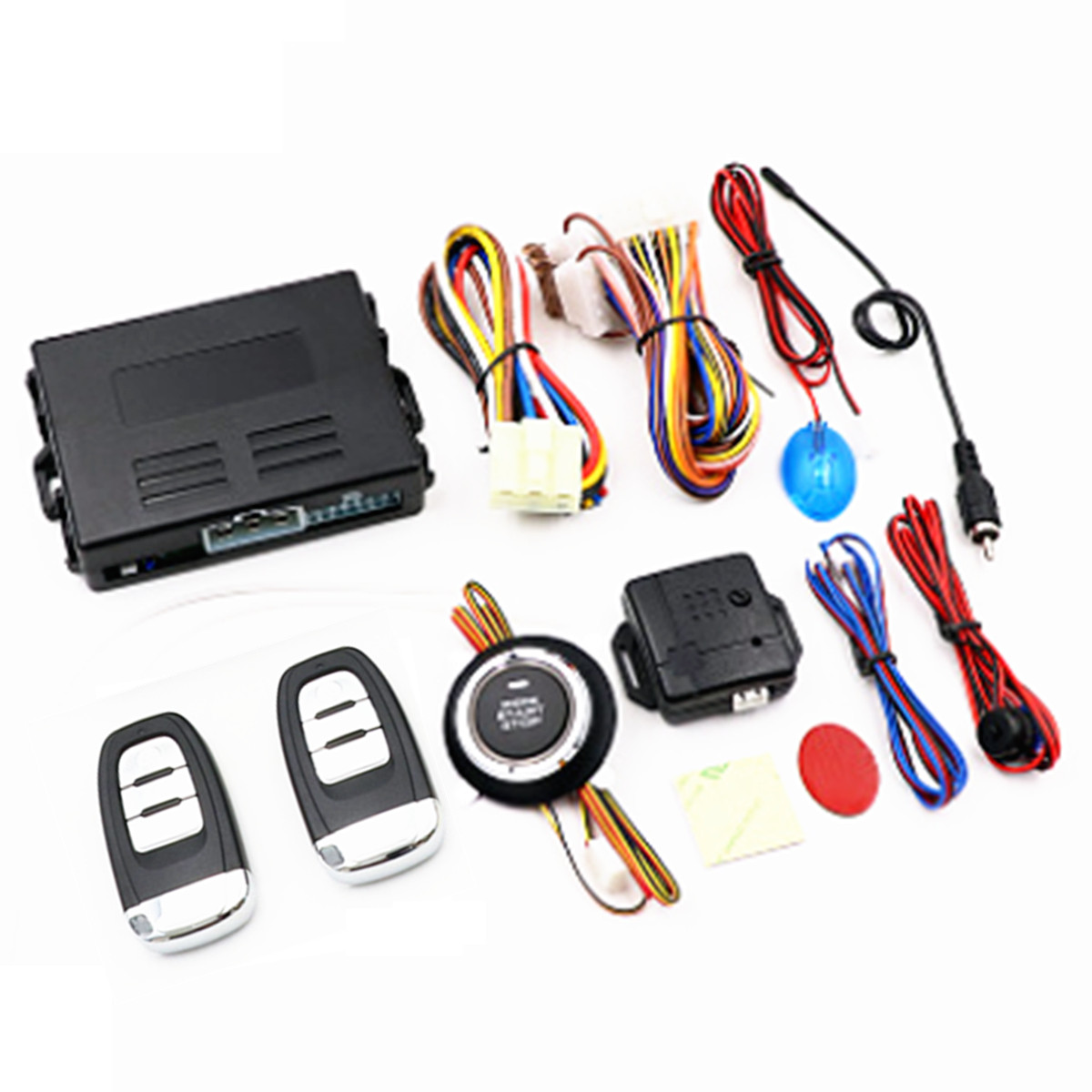 Keyless Entry Engine Button Remote Starter Stop For Car Security Alarm System