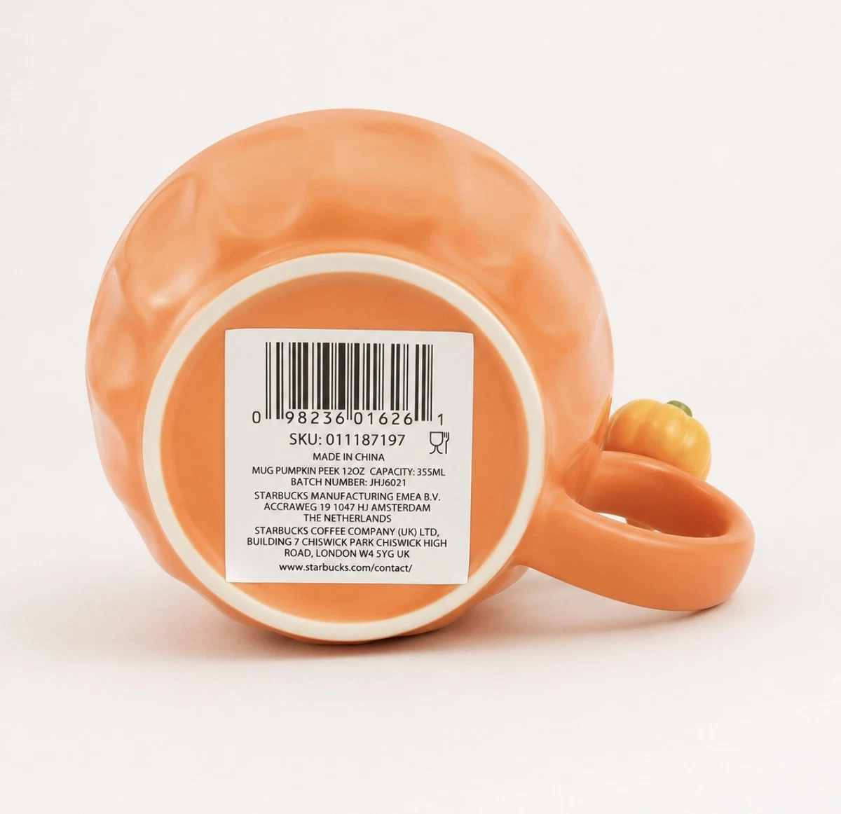 Starbucks Tasse Halloween 🎃 Kürbis am Henkel 2026 NEU