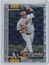 2026 Topps Series 1 Celebration Jeffrey Springs #87 Opening Day Foil