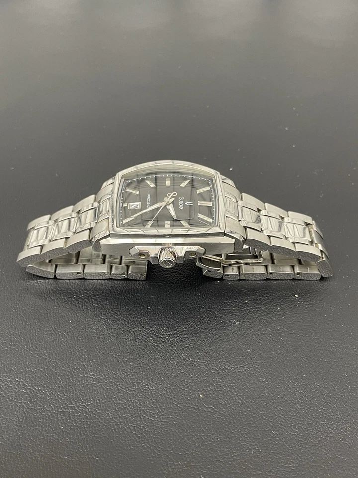 Longwood Tonneau Black 96b144 - Bulova Precisionist wrist watch - Image 3 of 4