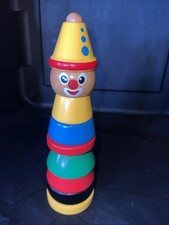 9.5  BRIO Infant  Toddler 30120 - Stacking Clown Piece Wood Stacking Toy