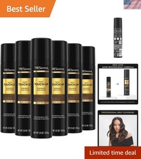 Light Brown Root Touch Up Spray - 2.5 Oz, Pack of 6 for Travel & Quick Coverage