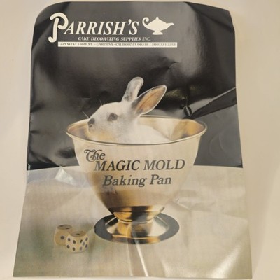 Vintage Magic Mold Cake Pan Set w Dolls Parrish s Baking Pan Complete Kit