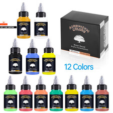 12/24 Colors Airbrush Paint Set Water Based 30Ml Acrylic Paint Modle Spary Paint