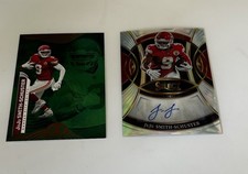 Juju Smith – Schuster Two Card Lot With Silver Prizm Autograph!!