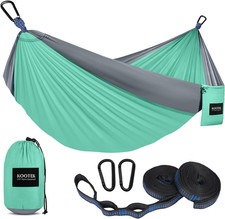 Camping Hammock, Portable Hammocks with Tree Straps  Attached Carry Bag, Campin