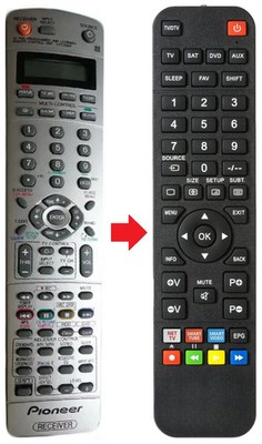 Fernbedienung geeignet für PIONEER VSX-915
