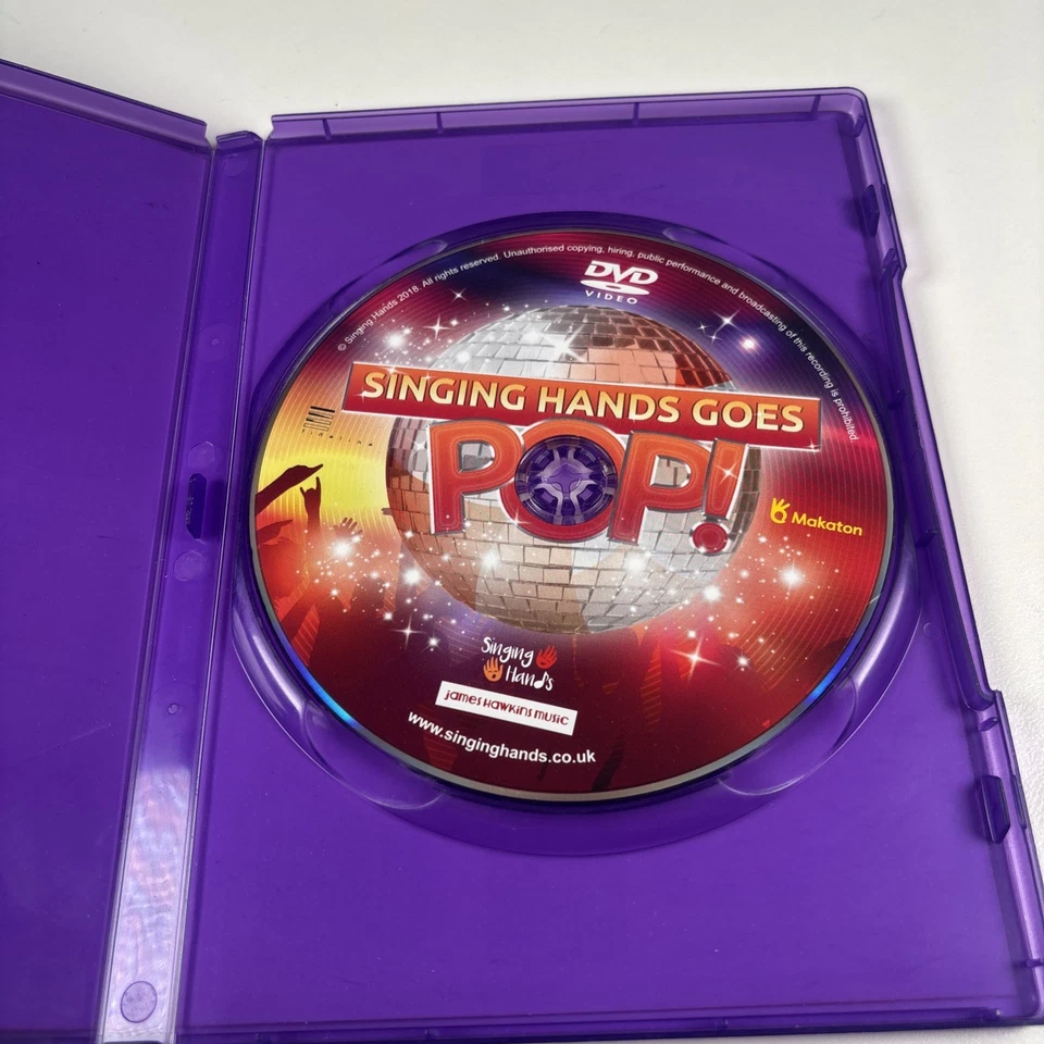 Singing Hands Goes Pop Makaton Learning DVD Dave Benson Phillips Music Lesson - Image 3 of 4