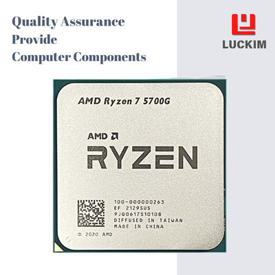 AMD Ryzen 7 5700G CPU - Socket AM4 8 Cores 16 Threads 3.8 GHz 4.6 GHz Turbo 16MB
