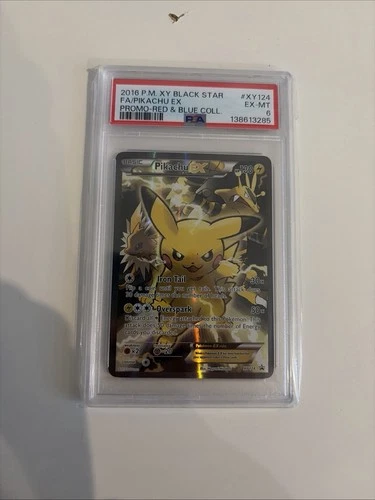 Pikachu EX XY124 Black Star Promo PSA 6