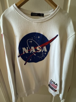 NASA - Hudson Men's Pullover  Jacket W/ Patches Embroidered  On Front Size XL