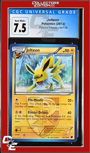 Jolteon graded CGC 7.5 for sale on eBay