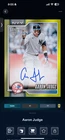 TOPPS BUNT DIGITAL 2026 SERIES 1 AARON JUDGE GOLD BASE VARIANT AWARD CARD