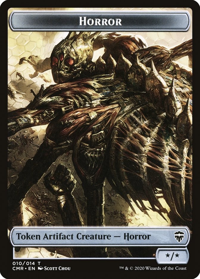 MTG HORROR TOKEN ARTIFACT CREATURE 010 - COMMANDER LEGENDS CMR