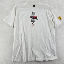 Puma Ferrari T-Shirt Mens M Tee White Scuderia 1961 Graphic Racing 626249-02