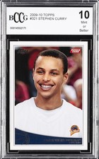 2009-10 TOPPS #321 STEPHEN CURRY BCCG 10