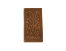 Nocona Western Wallet Men Rodeo Cross Embossed Medium Brown N500046344