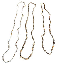 Seashell Necklaces set of 3 Ladies Men Kids Jewlery Beachy Coastal Vibe