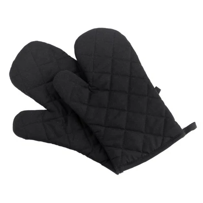 1Pair Oven Mitts Gloves Oven Pot Holder Baking Cooking Heat Resistant Kitchen