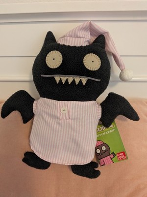 Uglydoll Black Sleepy Cap Ice Bat 2013 Very Rare Pajamas Nightgown Ugly Doll