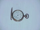 Vintage Waltham Hunting Case Wind Up Womens Pocket Watch That Needs Repair