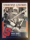 Paul Gait TFL Syracuse Orangemen Lacrosse 1st Edition Legends Card #52