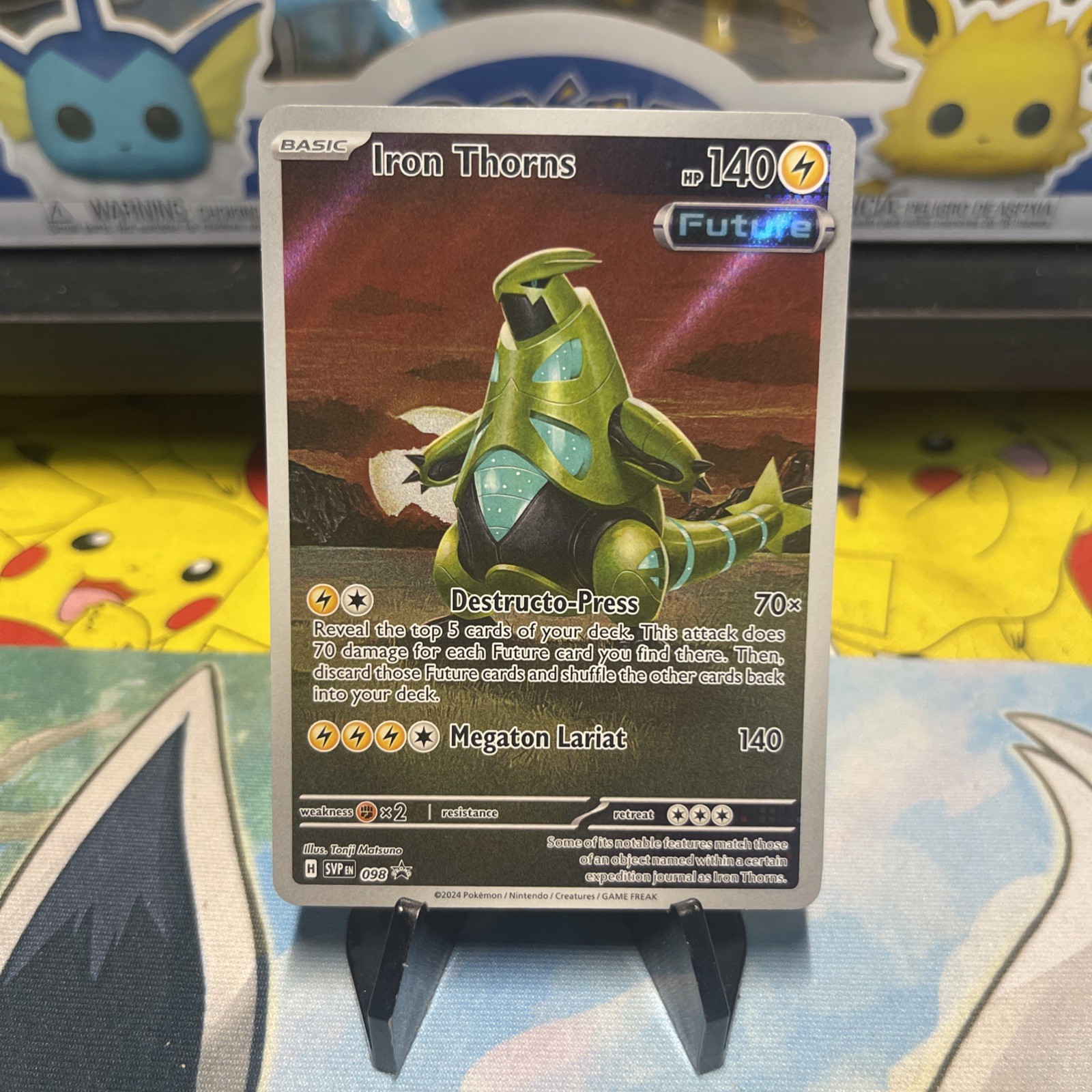 Pokemon TCG Iron Thorns ( Black star Promo) #98 Full Art