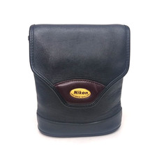 VTG Nikon Black Leather Binocular Soft Case CASE ONLY, VG