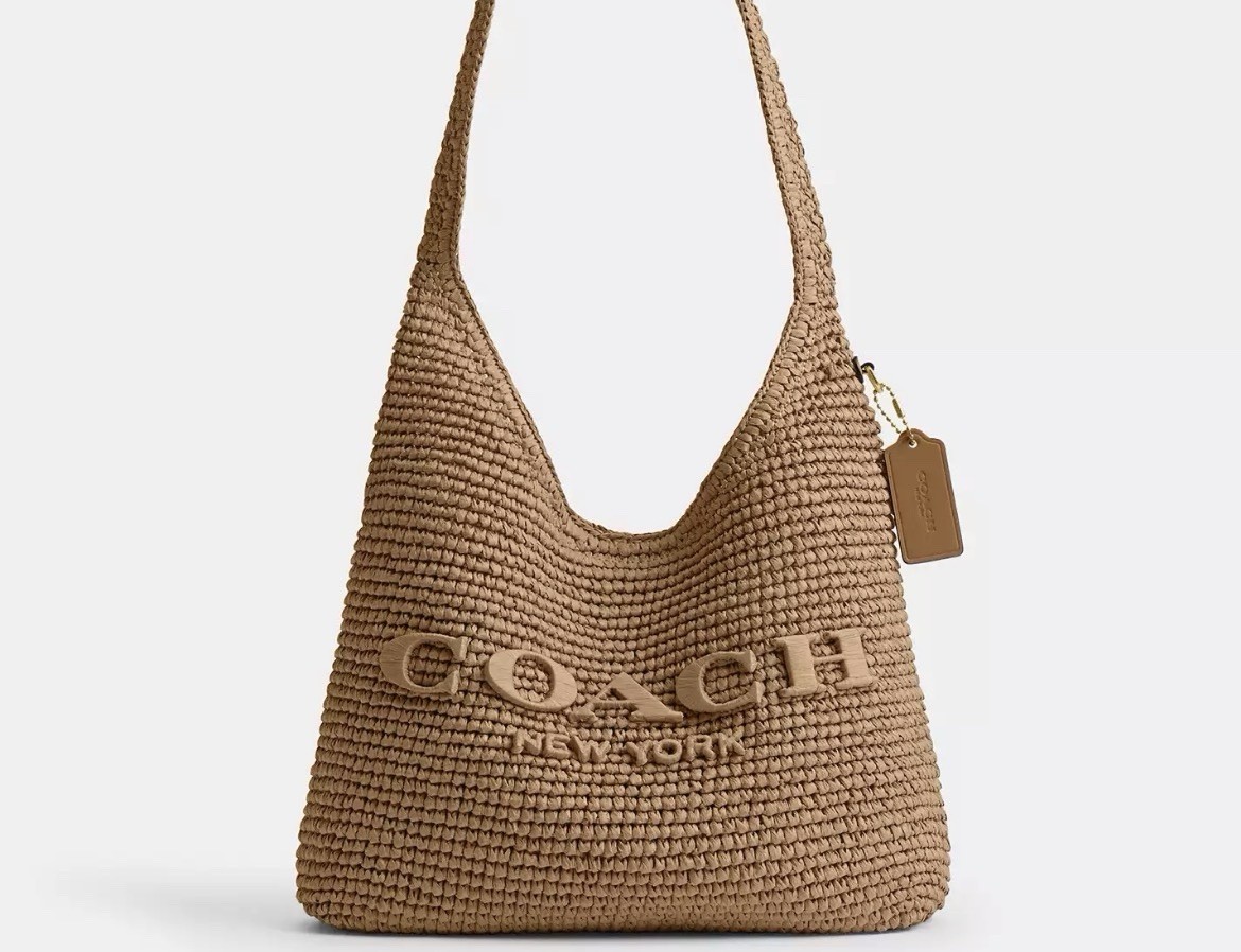 Coach Official Brooklyn Shoulder Bag 28 CDU75 B4/NA Brass/Natural