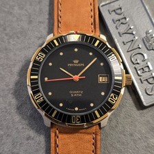 Orologio Pryngeps Diver 1110-049 Vintage Quarzo ETA 555.415 Swiss Made NOS