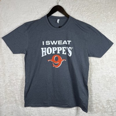 I Sweat Hoppe s 9 T-Shirt XXL Dark Gray Brand New Hoppe s No. 9 Gun Bore Cleaner