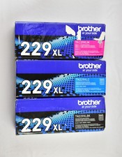 Brother Genuine TN229XL Black/Cyan/Magenta High-Yield Toner Cartridge