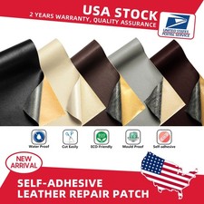 Leather Vinyl Repair Kit Black Filler Restore Car Seat Couch Sofa Bus Patch Tape