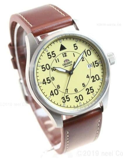 Orient Flight Watch Mechanical Automatic Beige Ye… - image 9